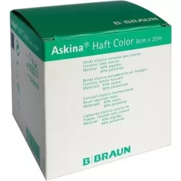 ASKINA Haftbinde Color 8 cmx20 m blau, 1 St