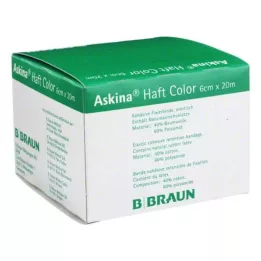 ASKINA Haftbinde Color 6 cmx20 m gelb, 1 St