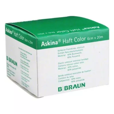 ASKINA Haftbinde Color 6 cmx20 m gelb, 1 St