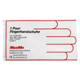 HANDSCHUHE Baumwolle Gr.9 Überlänge, 2 St