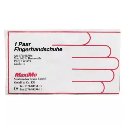 HANDSCHUHE Baumwolle Gr.10 Überlänge, 2 St