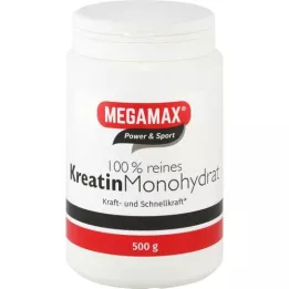KREATIN MONOHYDRAT 100% Megamax Pulver, 500 g