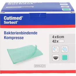 CUTIMED Sorbact Kompressen 4x6 cm, 42 St