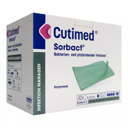 CUTIMED Sorbact Kompressen 4x6 cm, 42 St