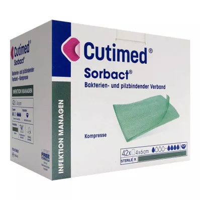 CUTIMED Sorbact Kompressen 4x6 cm, 42 St