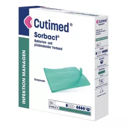 CUTIMED Sorbact Kompressen 7x9 cm, 6 St