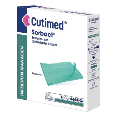 CUTIMED Sorbact Kompressen 7x9 cm, 6 St