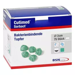 CUTIMED Sorbact Tupfer walnussgroß, 75 St