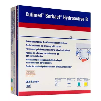 Cutimed Sorbact Hydroactive B Gel-V.14x14 cm haft., 12 St