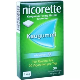 NICORETTE Kaugummi 2 mg whitemint, 30 St