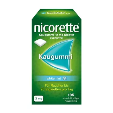 NICORETTE Kaugummi 2 mg whitemint, 105 St NICORETTE Kaugummi 2 mg whitemint, 105 St