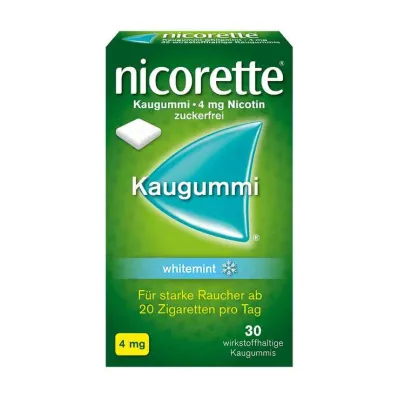 nicorette Kaugummi whitemint, 4 mg Nikotin, 30 St