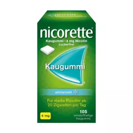 NICORETTE Kaugummi 4 mg whitemint, 105 St