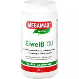 EIWEISS 100 Vanille Megamax Pulver, 400 g
