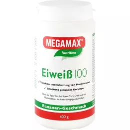 EIWEISS 100 Banane Megamax Pulver, 400 g