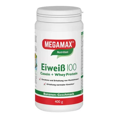 EIWEISS 100 Banane Megamax Pulver, 400 g EIWEISS 100 Banane Megamax Pulver, 400 g