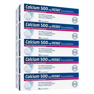 Calcium 500 Hexal Brausetabletten, 100 St
