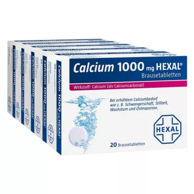 Calcium 1000 Hexal Brausetabletten, 100 St