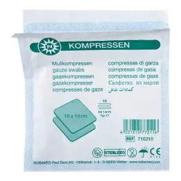 MULLKOMPRESSEN 10x10 cm steril 16fach, 35X2 St
