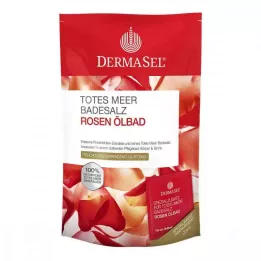 DERMASEL Totes Meer Badesalz+Rose SPA, 1 P