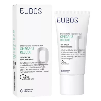 Eubos Omega-12 Rescue 12 % Omega Gesichtscreme, 50 ml