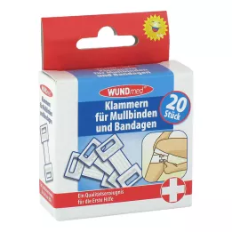 KLAMMERN f.Mulbinden+Bandagen, 20 St
