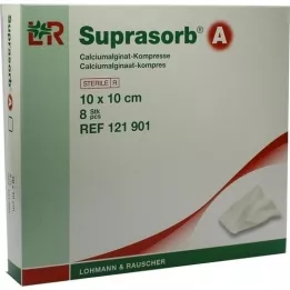 SUPRASORB A Calciumalginat Kompr.10x10 cm, 8 St