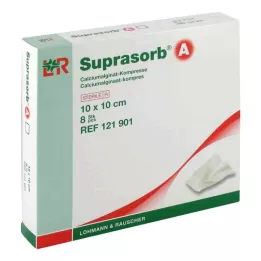 SUPRASORB A Calciumalginat Kompr.10x10 cm, 8 St