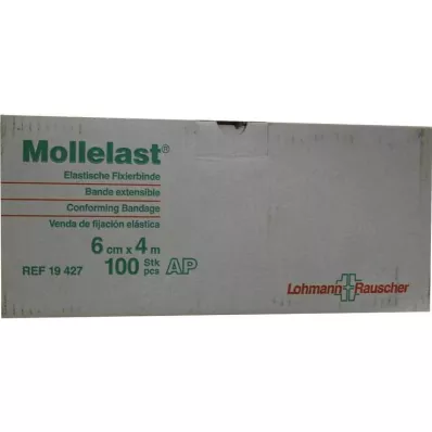 MOLLELAST Binden 6 cmx4 m weiß lose, 100 St