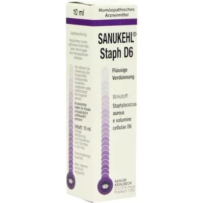 SANUKEHL Staph D 6 Tropfen, 10 ml