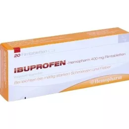 IBUPROFEN Hemopharm 400 mg Filmtabletten, 20 St