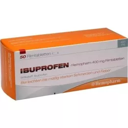 IBUPROFEN Hemopharm 400 mg Filmtabletten, 50 St