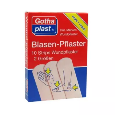 GOTHAPLAST Hautblasenpflaster, 10 St GOTHAPLAST Hautblasenpflaster, 10 St