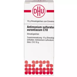 ANTIMONIUM SULFURATUM aurantiacum C 10 Globuli, 10 g