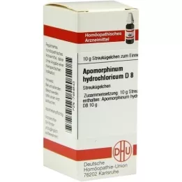 APOMORPHINUM HYDROCHLORICUM D 8 Globuli, 10 g