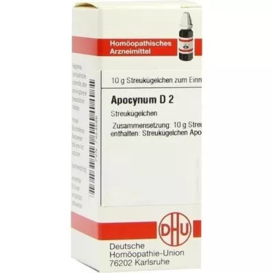 APOCYNUM D 2 Globuli, 10 g