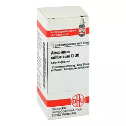 ATROPINUM SULFURICUM D 30 Globuli, 10 g