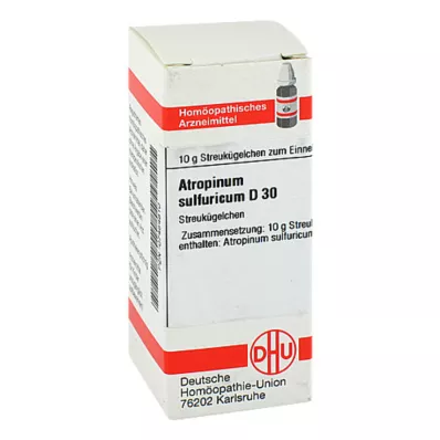 ATROPINUM SULFURICUM D 30 Globuli, 10 g