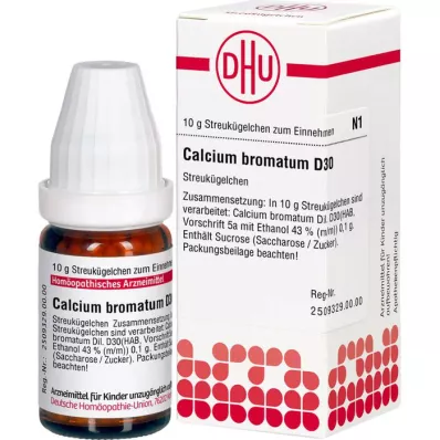 CALCIUM BROMATUM D 30 Globuli, 10 g