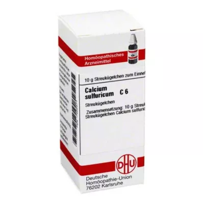 CALCIUM SULFURICUM C 6 Globuli, 10 g