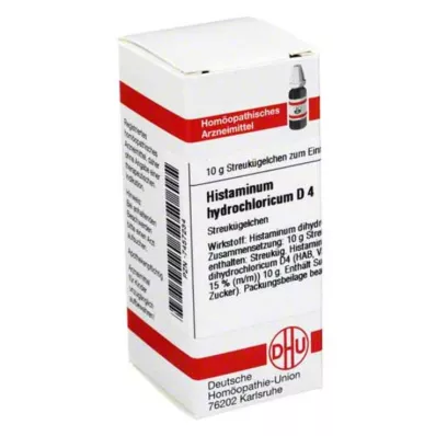 HISTAMINUM hydrochloricum D 4 Globuli, 10 g