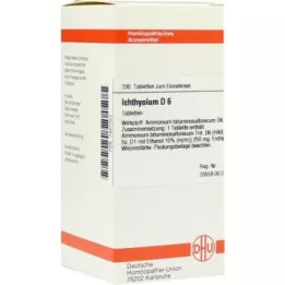 ICHTHYOLUM D 6 Tabletten, 200 St