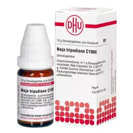 NAJA TRIPUDIANS C 1000 Globuli, 10 g