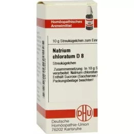 NATRIUM CHLORATUM D 8 Globuli, 10 g