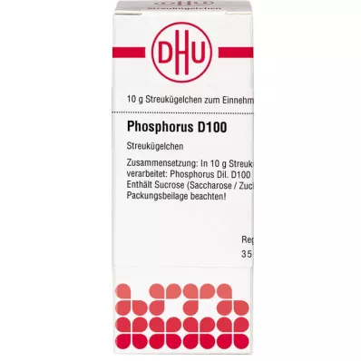 PHOSPHORUS D 100 Globuli, 10 g