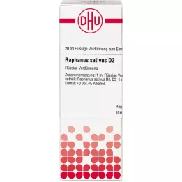 RAPHANUS SATIVUS D 3 Dilution, 20 ml