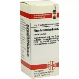 RHUS TOXICODENDRON C 100 Globuli, 10 g