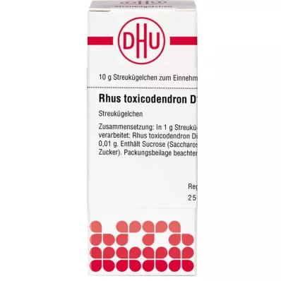 RHUS TOXICODENDRON D 1000 Globuli, 10 g