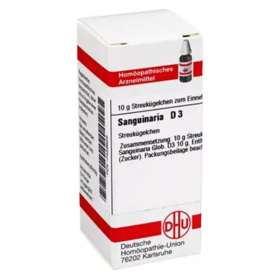 SANGUINARIA D 3 Globuli, 10 g