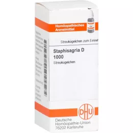 STAPHISAGRIA D 1000 Globuli, 10 g